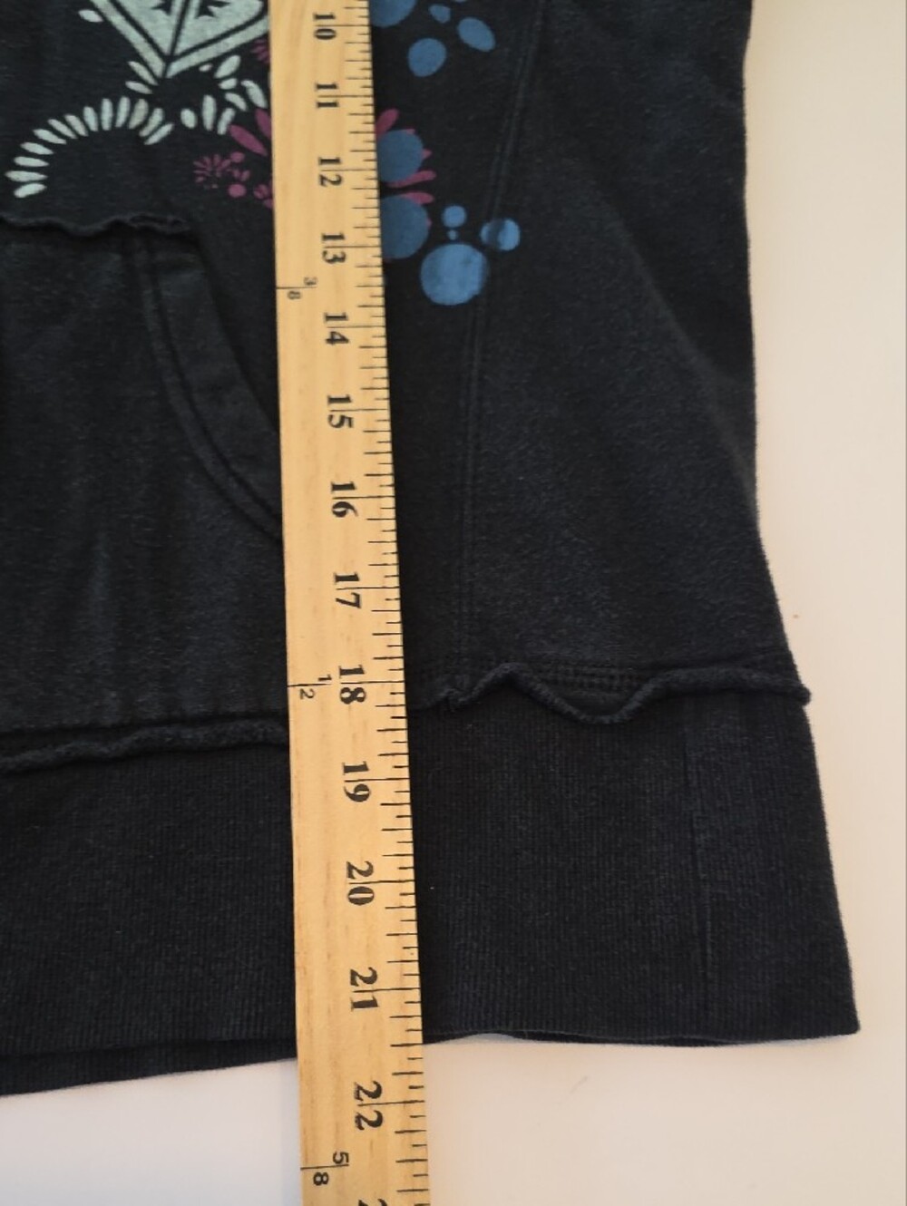 Roxy Full Zip Hoodie Black Graphic Womens Size Large Vintage Y2K Surf Grunge - Picture 14 of 16